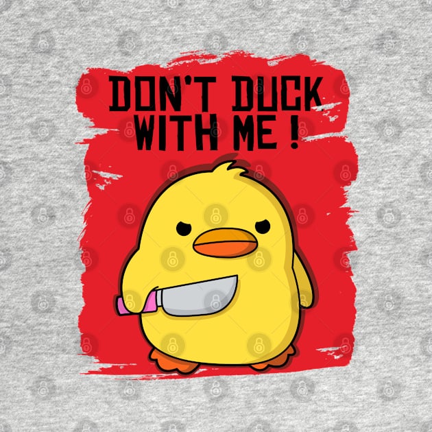 CUTE FUNNY DUCK WITH KNIFE MEME by JWOLF